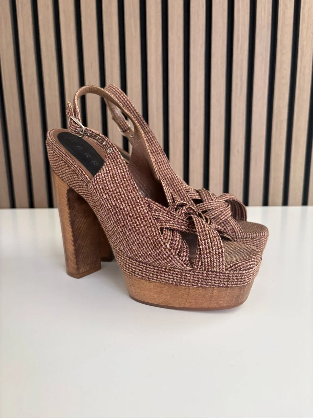 Auth MARNI Platform Heels
